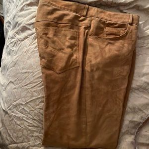 Suede trousers - 100% genuine suede